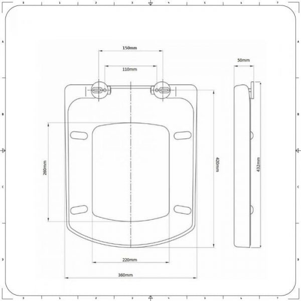 Abattant WC Classique - Dimension