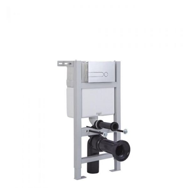 Ensemble lavabo suspendu et pack WC sans bride suspendu - Ashbury- Raccordements