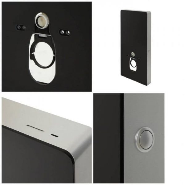 Meuble avec WC Nox – Noir – 50 cm - Saru- Détails
