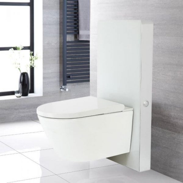 WC japonais Hirayu avec meuble - 50 cm - Blanc - Saru - Exposition